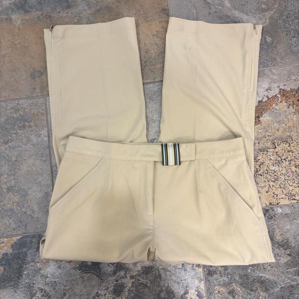 Nike Women's Tan and Cream Trousers